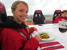 Dinner in the Sky: Essen in luftiger Höhe