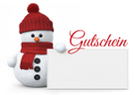 Gutschein Schneemann