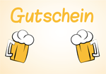 Gutschein Biergläser