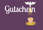 Gutschein Baby und Friedenstaube