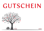 Gutschein Baum mit Herzen