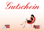 Gutschein Frau beim Online-Shoppen